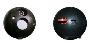 वायरलेस रीयल-टाइम इंटेलिजेंस सिस्टम के लिए पुलिस ईओडी रोबोट निगरानी बॉल्स