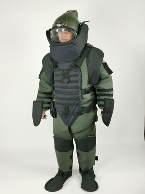 कूलिंग सूट के साथ डिस्पोजल आरामदायक फ्लेक्सिबल ईओडी बम सूट