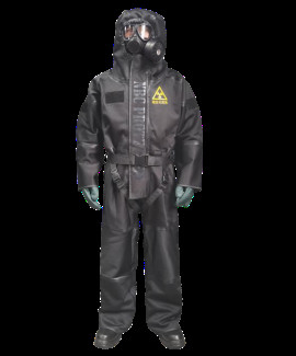 परमाणु विकिरण और जैव रासायनिक के लिए लीड फ्री फ्लेम रिटार्डेंट हज़मत सुरक्षात्मक सूट