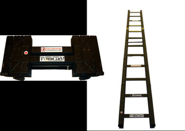 बंधक बचाव / दौर अपराधियों के लिए उच्च शक्ति एल्यूमीनियम Foldable कदम सीढ़ी