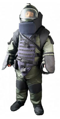 ओलिव ग्रीन ईओडी बम सूट 21 परत बुना कपड़ा Aramid फाइबर